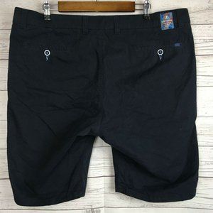 Club of Comfort Mens sz 40 Shorts Dark Navy Blue Stretch Blend Cotton Premium